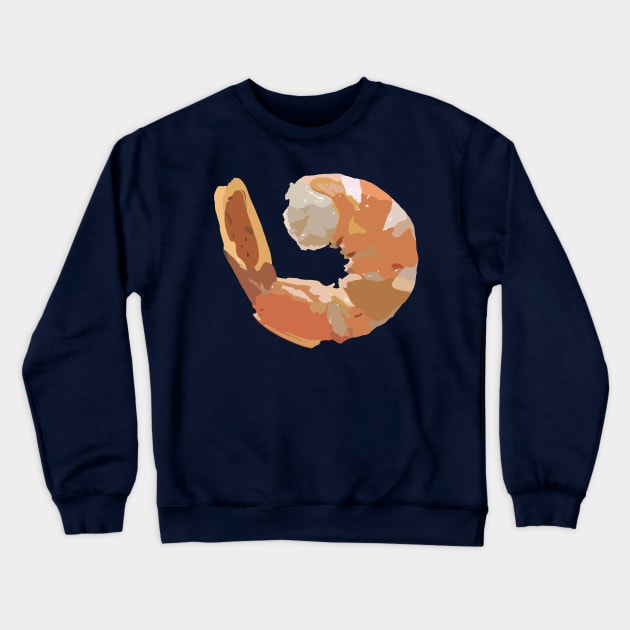 Shrimp Crewneck Sweatshirt by ElviaMontemayor